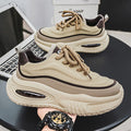 Damen komfortable Chunky Sneakers mit dämpfender Luftpolstersohle R&B