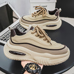 Damen komfortable Chunky Sneakers mit dämpfender Luftpolstersohle R&B