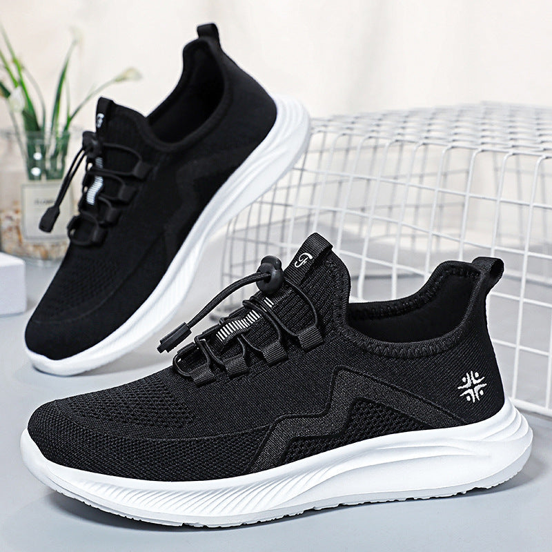 Damen Sportliche Leichtgewicht Sneakers mit elastischem Schnürsystem