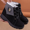 Damen Winterstiefel mit weichem Innenfutter und modischem Fleecefutter R&B