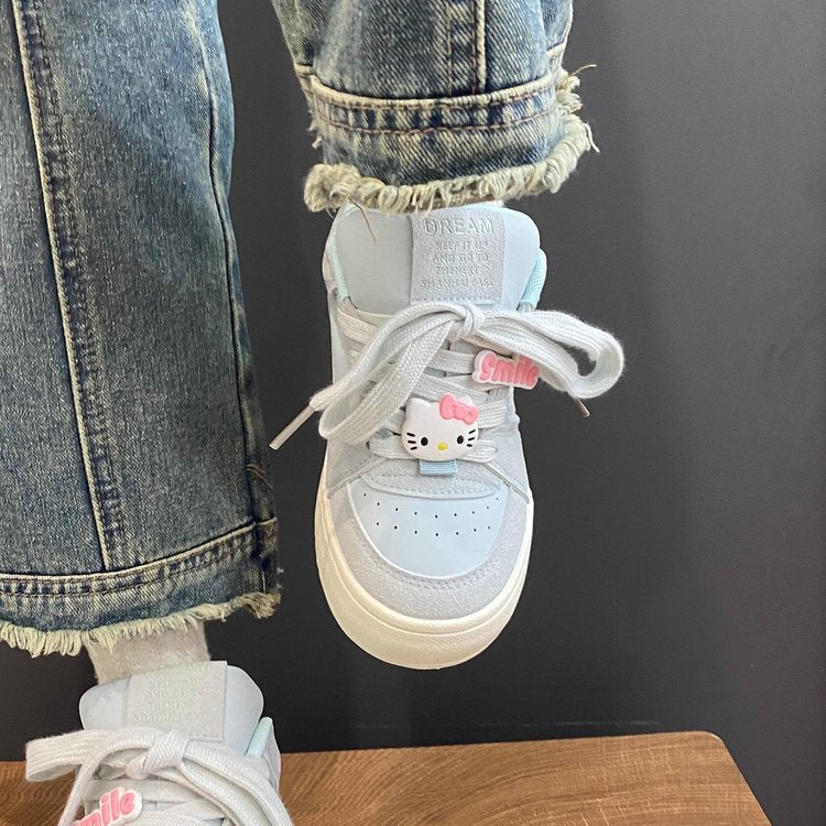 Damen Sneakers mit niedlichem Hello Kitty Design und bequemer Dämpfung R&B