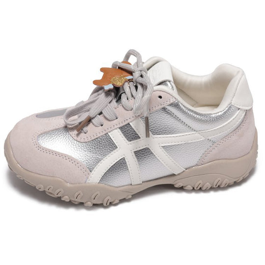 Damen sportliche Lauf-Sneaker mit atmungsaktivem Mesh-Obermaterial und rutschfester Sohle R&B