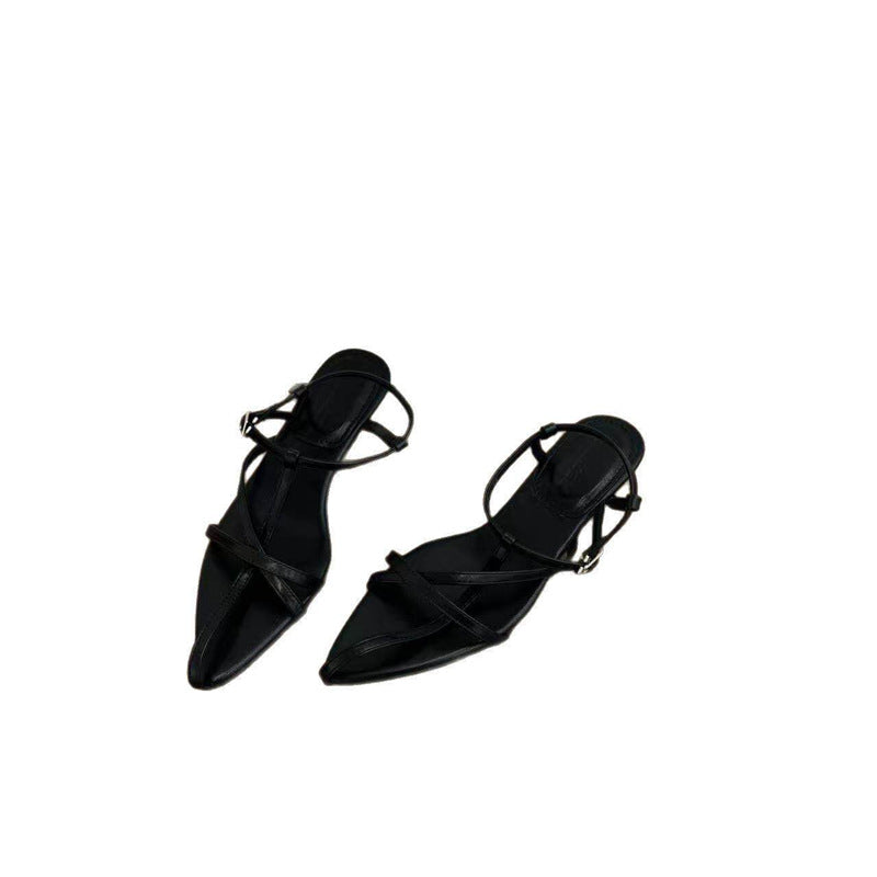 Damen spitze Slingback Sandalen mit elegantem Riemendesign R&B
