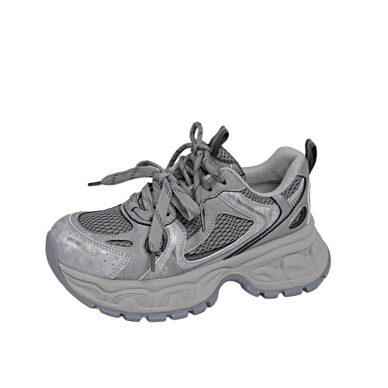 Damen Sportliche Lauf Sneakers mit atmungsaktiver Mesh-Oberfläche und robustem Sohlenprofil R&B