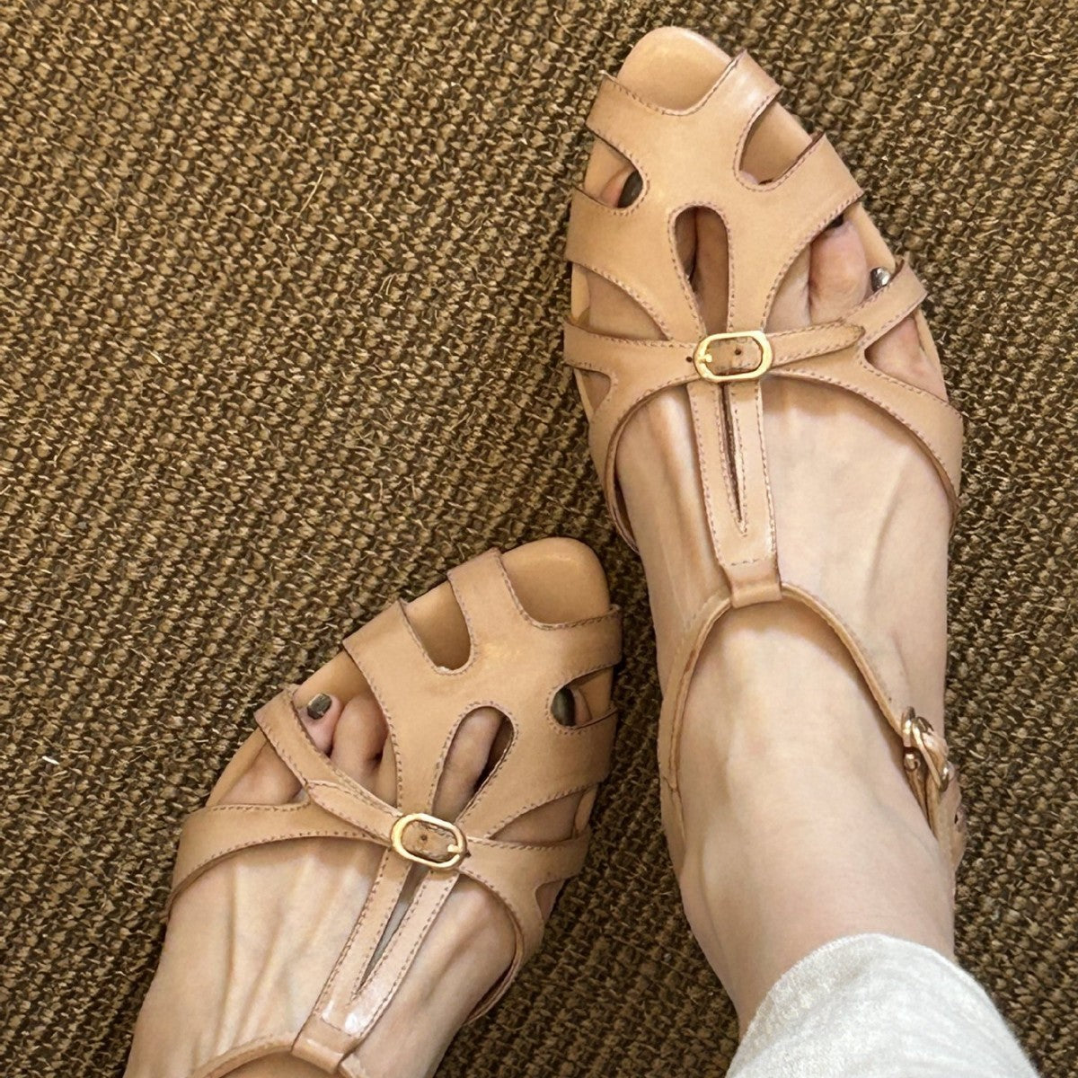 Damen Ballerinas mit elegantem Vorderteil und komfortabler Schnalle R&B