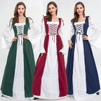 Damen historisches Märchenkleid mit elegantem Oberteil und ausgestellten Ärmeln R&B