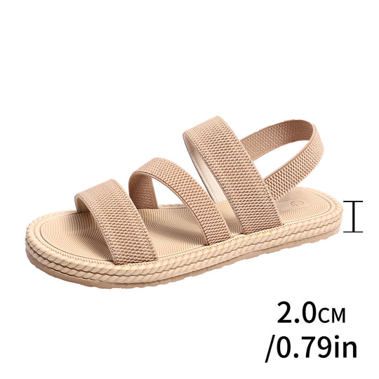 Damen Freizeitsandalen mit verstellbaren Riemen und rutschfester Sohle R&B