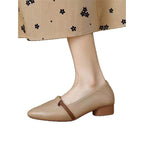 Damen Elegante Sling-Pumps mit modischem Riemchen und geschwungenem Absatz R&B