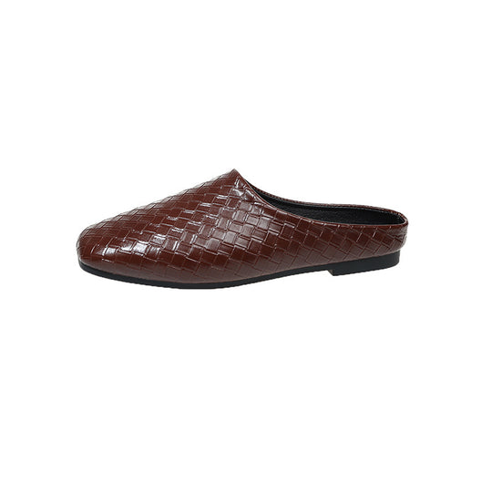 Damen Bequeme und elegante Mules mit geflochtenem Design R&B