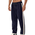 Herren Sportliche Freizeithose mit seitlichen Streifen R&B