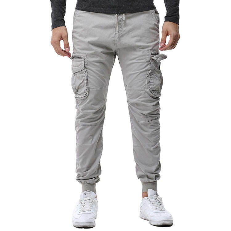 Herren Cargohose mit mehreren praktischen Taschen und elastischem Bund R&B