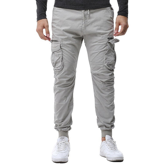 Herren Cargohose mit mehreren praktischen Taschen und elastischem Bund R&B