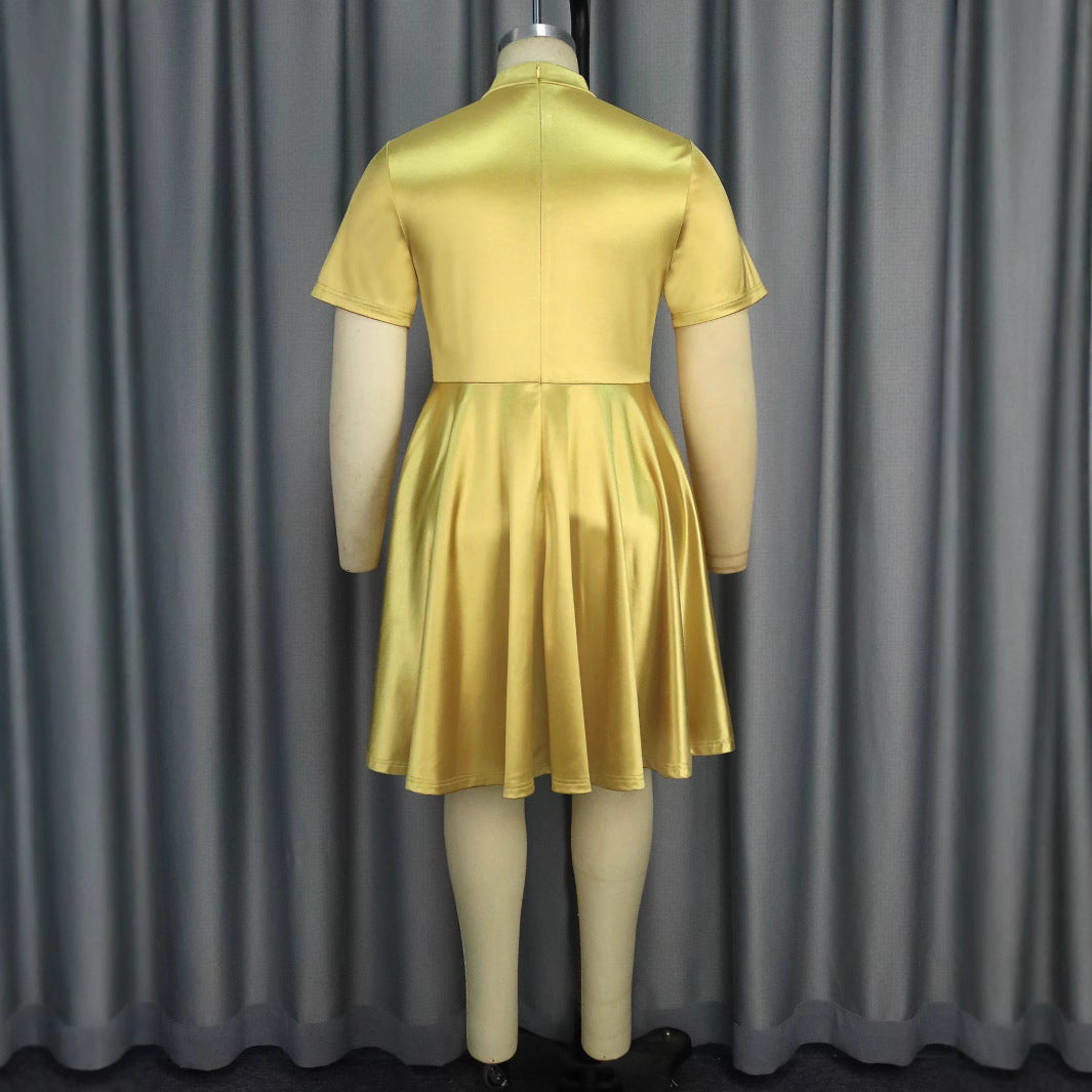 Damen Elegantes Kleid mit Blumendekor R&B