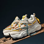 Damen Sportliche Chunky Sneakers mit innovativer Schnürtechnologie
