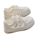 Damen Sportliche Sneakers mit atmungsaktive Mesh-Einsätze und gepolsterter Sohle R&B
