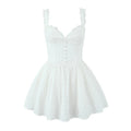 Damen Sommerkleid mit Spitzenbesatz R&B