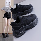 Damen Leichte Lauf-Sneaker mit luftdurchlässiger Mesh-Oberfläche und dämpfender Sohle R&B