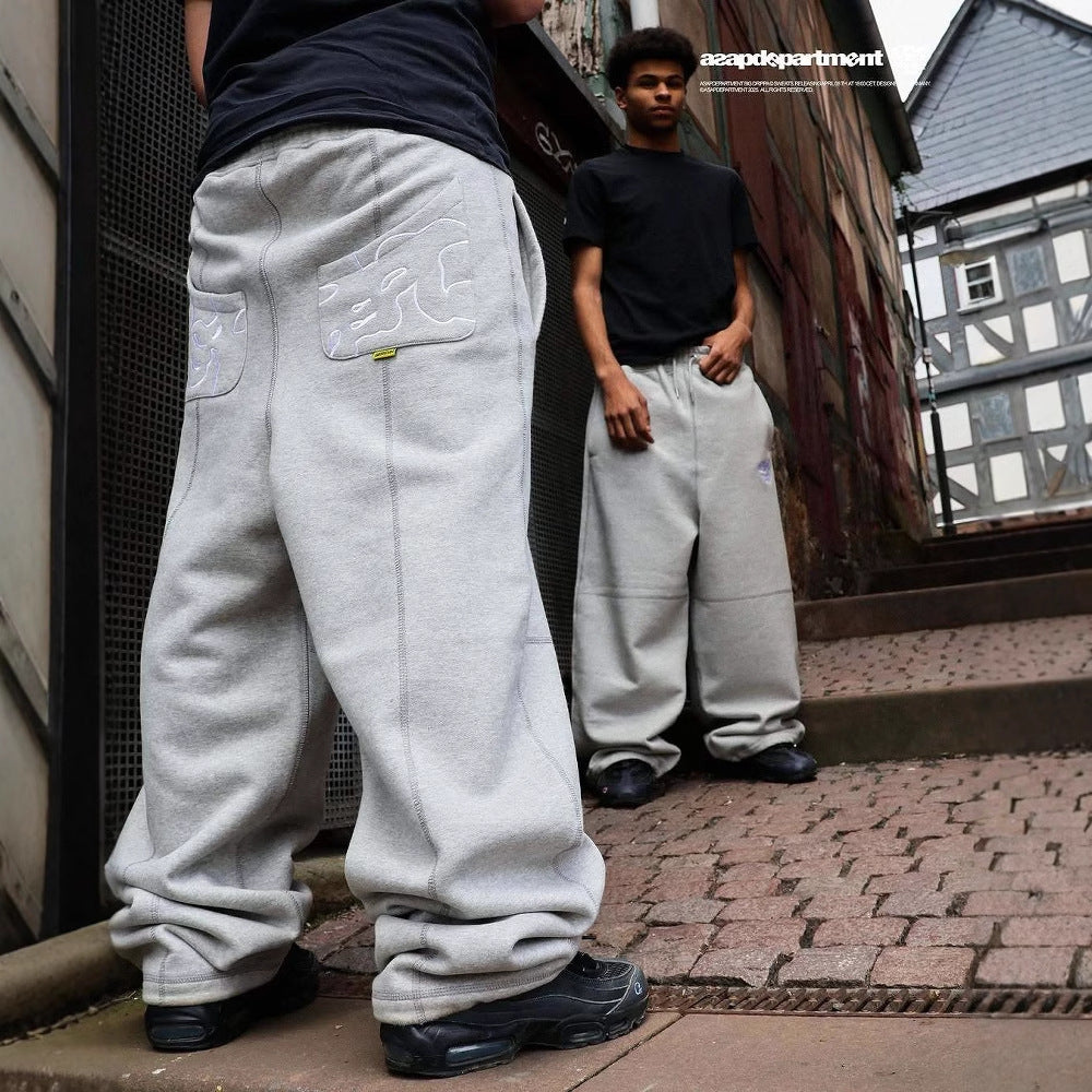 Damen Sweatpants mit innovativem Design und trendigem Zip-Detail R&B