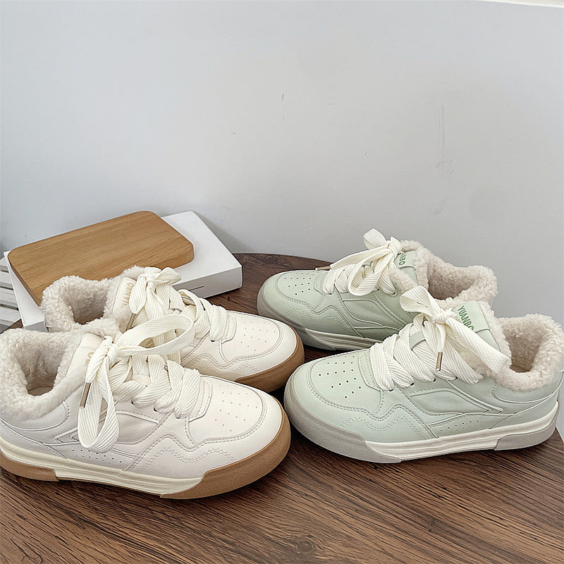Damen Sneakers mit kuscheligem Innenfutter und rutschfester Sohle
