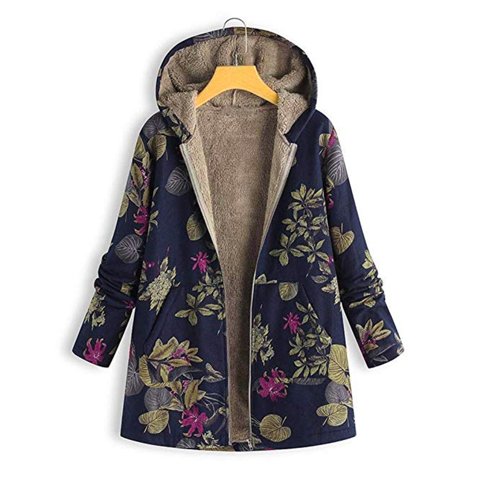 Damen Übergangsjacke mit Blumenmuster R&B