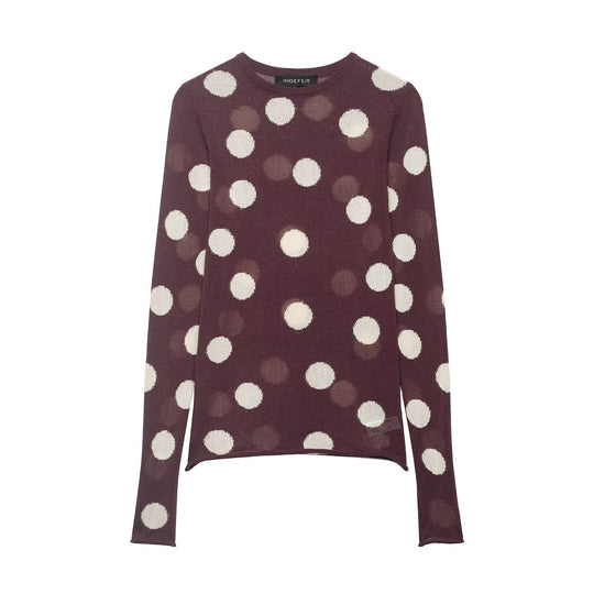 Damen Langarmshirt mit modernem Punkdesign und hochwertiger Baumwolle R&B