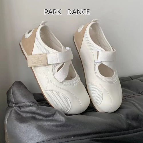Damen moderne und bequeme Fitness-Schuhe mit schnellem Klettverschluss R&B