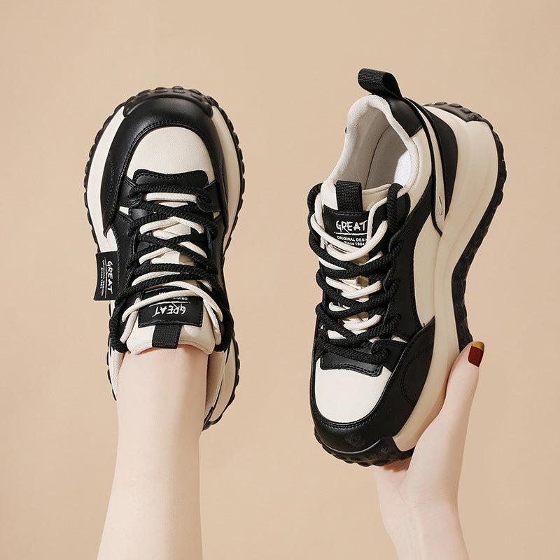 Damen Sportliche Chunky Sneakers mit dämpfender Sohle und rutschfestem Profil R&B