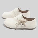 Damen Stilvolle Slipper mit dekorativem Schnürsystem und weichem Obermaterial