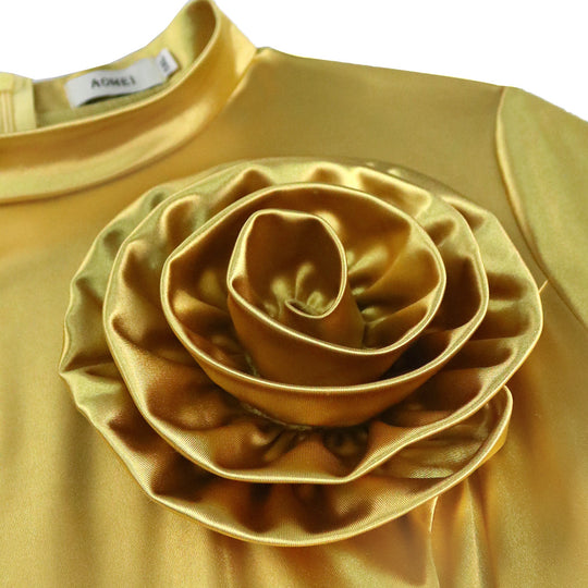 Damen Elegantes Kleid mit Blumendekor R&B