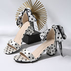 Damen High-Heels mit verspieltem Schleifendesign und elegantem Blockabsatz R&B