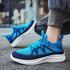 Damen Sportliche Strick-Sneakers mit rutschfester Sohle und atmungsaktivem Obermaterial R&B