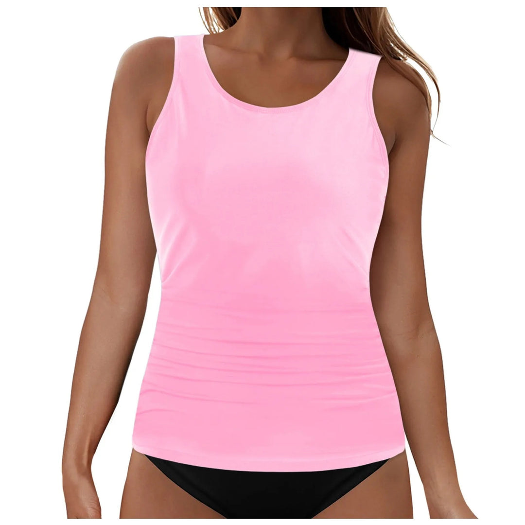 Damen Tankini-Oberteil mit Raffung R&B
