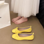 Damen Ballerinas mit süßem Schleifen-Design und komfortabler Sohle EB