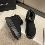 Damen Gemütliche Fleece-Stiefeletten R&B