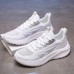 Damen Atmungsaktive Laufschuhe mit flexiblem Strick-Obermaterial und antirutsch Sohle R&B