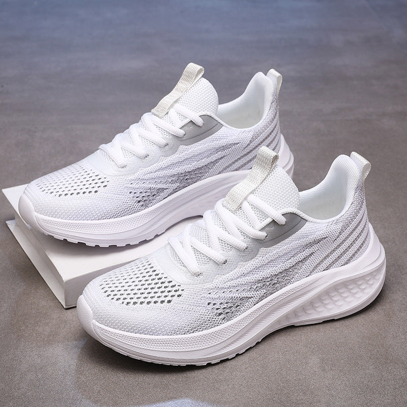 Damen Atmungsaktive Laufschuhe mit flexiblem Strick-Obermaterial und antirutsch Sohle R&B