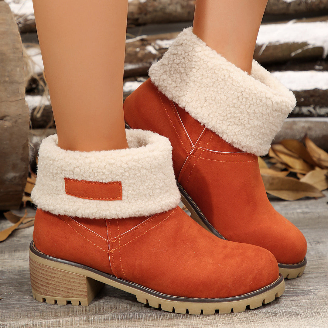 Damen Stiefeletten mit kuscheligem Futter und rutschfester Sohle R&B