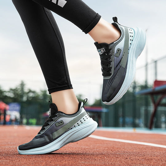 Damen hochentwickelte Laufschuhe mit atmungsaktiver Oberflächenstruktur und reaktionsfreudiger Dämpfung R&B