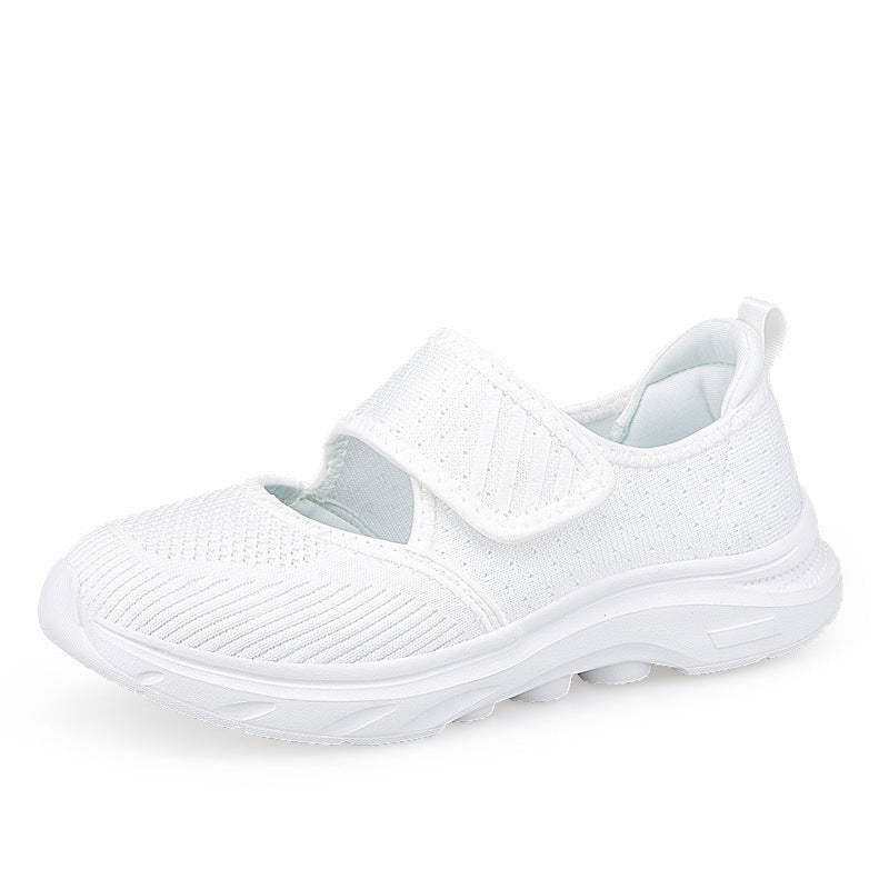 Damen Slip-On Laufschuhe mit verstellbarem Klettverschluss und atmungsaktivem Obermaterial R&B