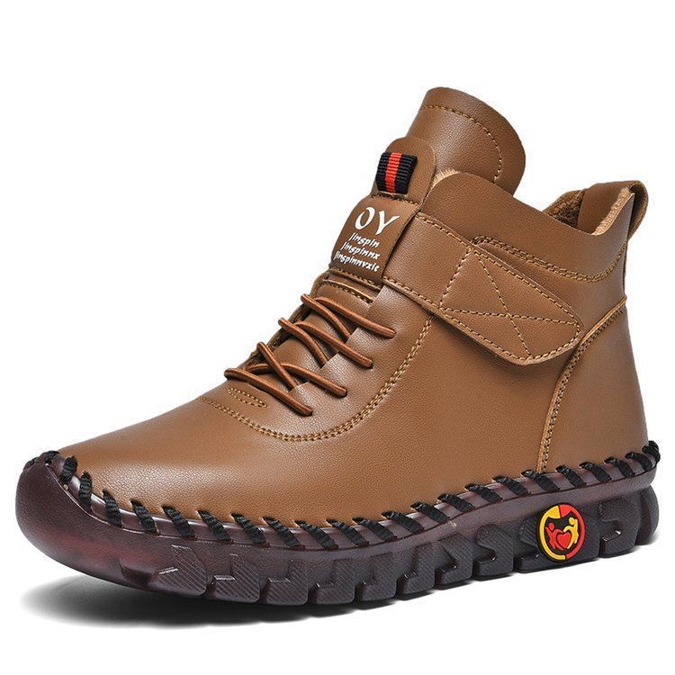 Damen modische und bequeme Winter-Sneaker mit flexiblem Klettverschluss