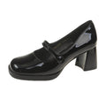 Damen elegante Pumps mit breitem Absatz R&B