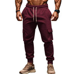 Herren Cargo-Freizeithose mit verstellbarem Bund und funktionalen Taschen R&B