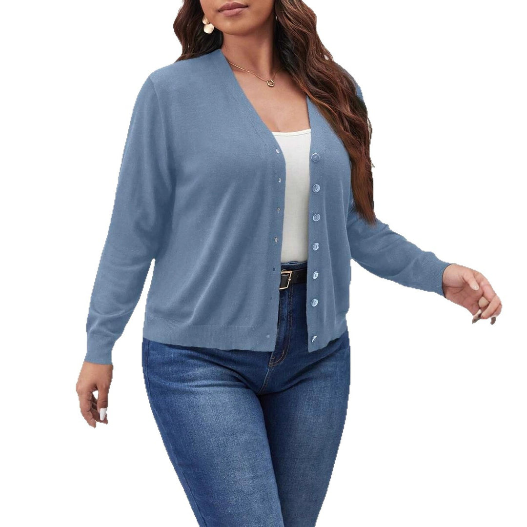 Damen Strickjacke mit hochwertigen Knopfdetails und bequemer Passform R&B