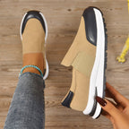 Damen Slip-On Sneakers mit vielseitigem Komfort und atmungsaktiver Struktur R&B