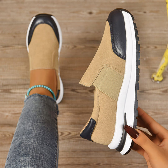 Damen Slip-On Sneakers mit vielseitigem Komfort und atmungsaktiver Struktur R&B