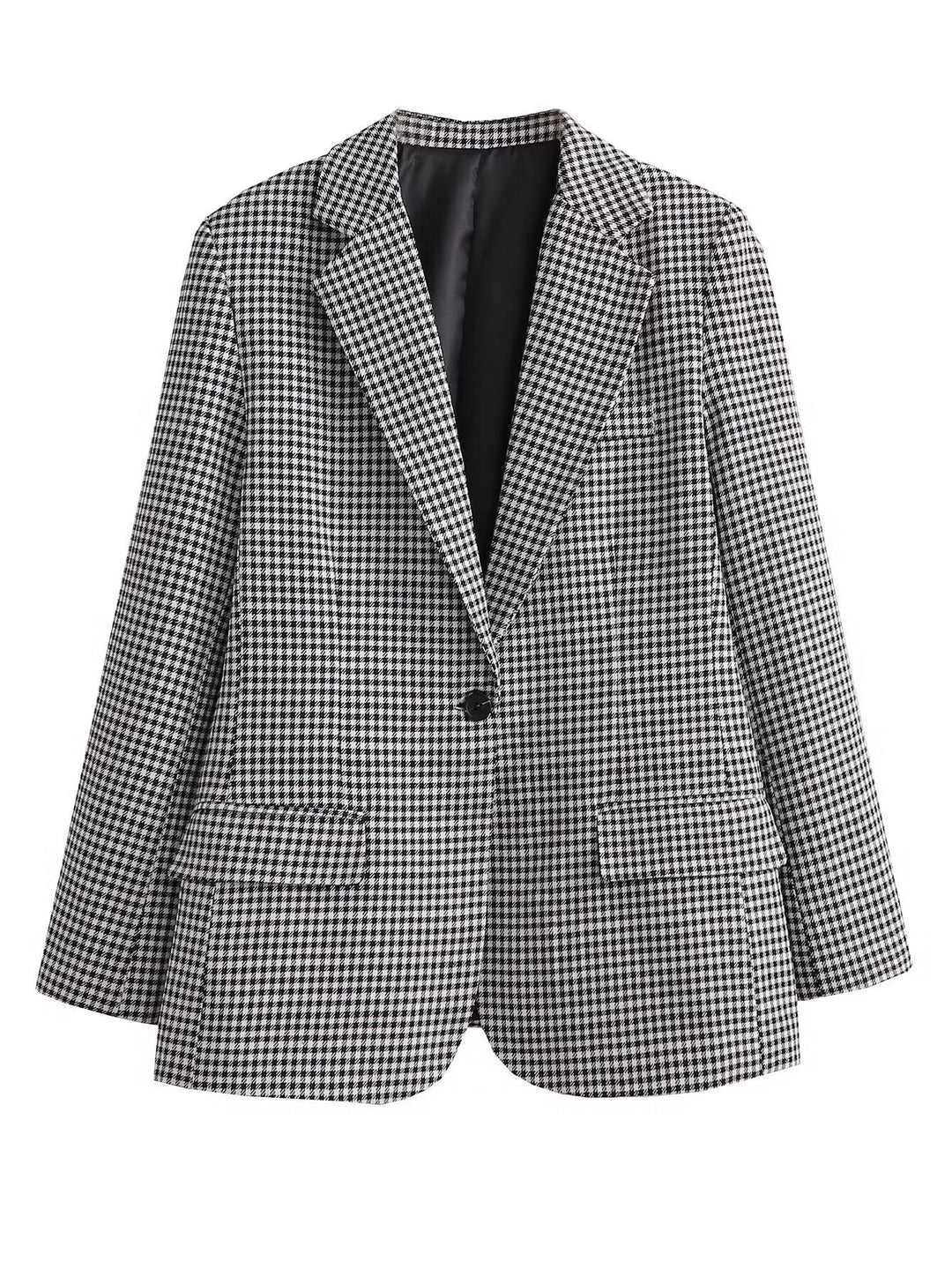 Damen elegante Blazerjacke mit modernem Schnitt und praktischen Taschen R&B