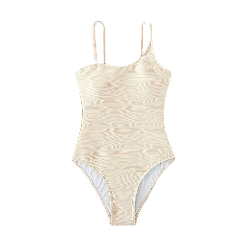 Damen Einteiliger Badeanzug mit elegantem Rüschendesign R&B