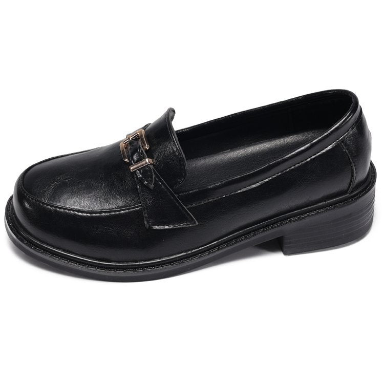 Damen elegante Mokassins mit raffiniertem Schnallenverschluss R&B