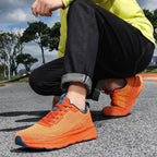 Damen Atmungsaktive Laufschuhe mit stoßdämpfendem Obermaterial und elastischem Schnellschnürsystem