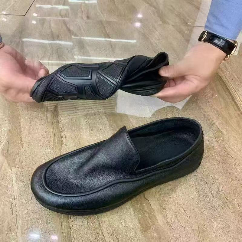 Damen Elegante Leder Slipper mit komfortabler Innensohle R&B